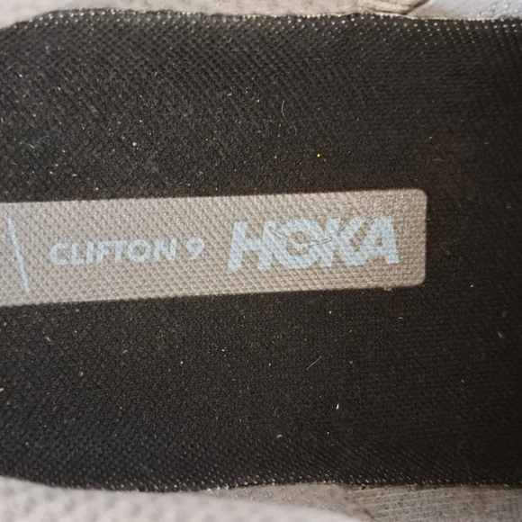 Hoka Clifton 9 Black mens HOKA sz. 12 2E - Picture 8 of 9